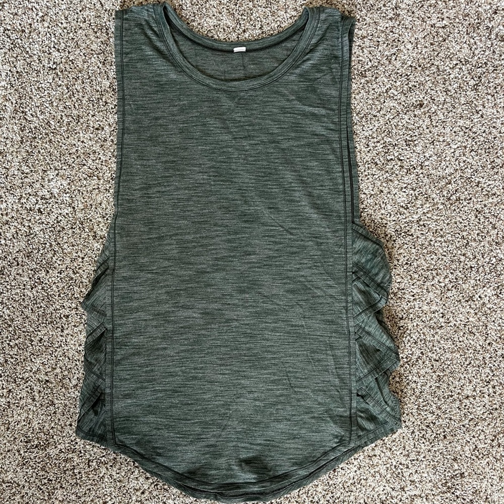 Lululemon Green Tank Top